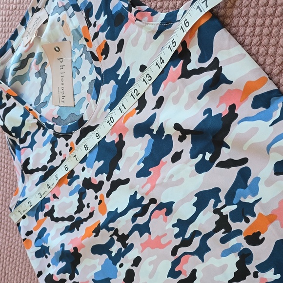 Philosophy Multicolor Camouflage Tank Top - Picture 6 of 9